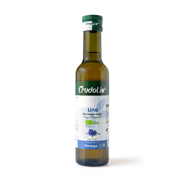 430052 Olej lněný 250 ml BIO CRUDOLIO-1