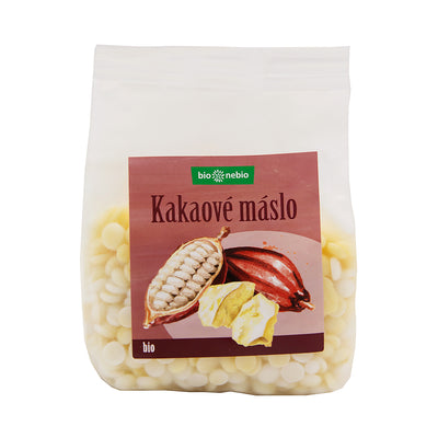 Máslo kakaové pecičky 150 g BIO   BIO NEBIO