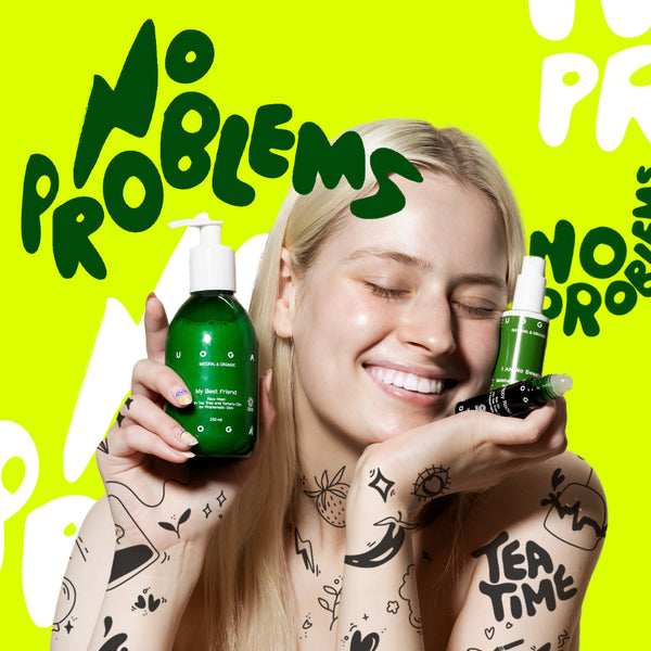 Uoga Uoga Roll-on na problematickou pleť Happy Rocket s tea tree a tamanu BIO (10 ml)