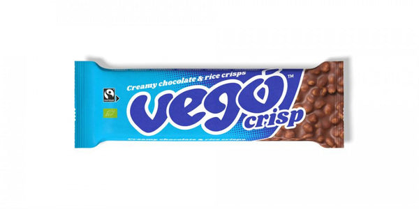 Vego Crisp Čokoládová tyčinka s rýžovými křupinkami BIO (40 g)
