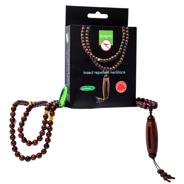 Incognito Dřevěný náhrdelník do přírody s kapslí