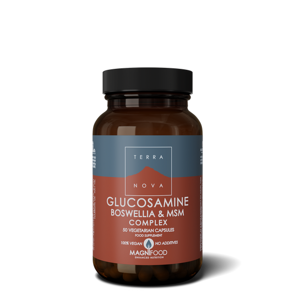 Terranova Health Glucosamine, Boswellia & MSM Complex (50 kapslí)