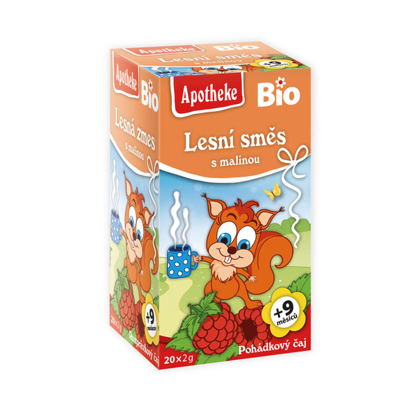 510487 Čaj dětský Lesní směs s malinou 20 sáčků 40 g BIO MEDIATE-1