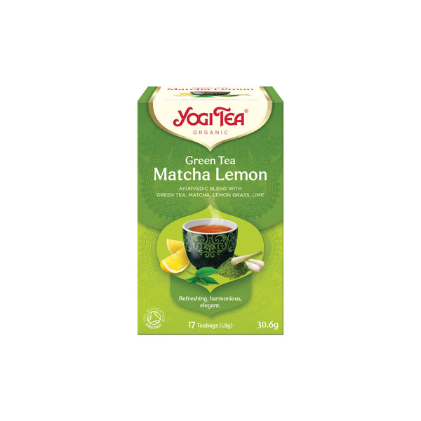 510565 Čaj Zelený čaj Matcha citrón 17 sáčků 30,6 g BIO YOGI TEA-1
