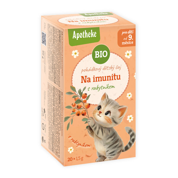 510580 Čaj dětský Na imunitu s rakytníkem 20 sáčků 30 g BIO MEDIATE-1