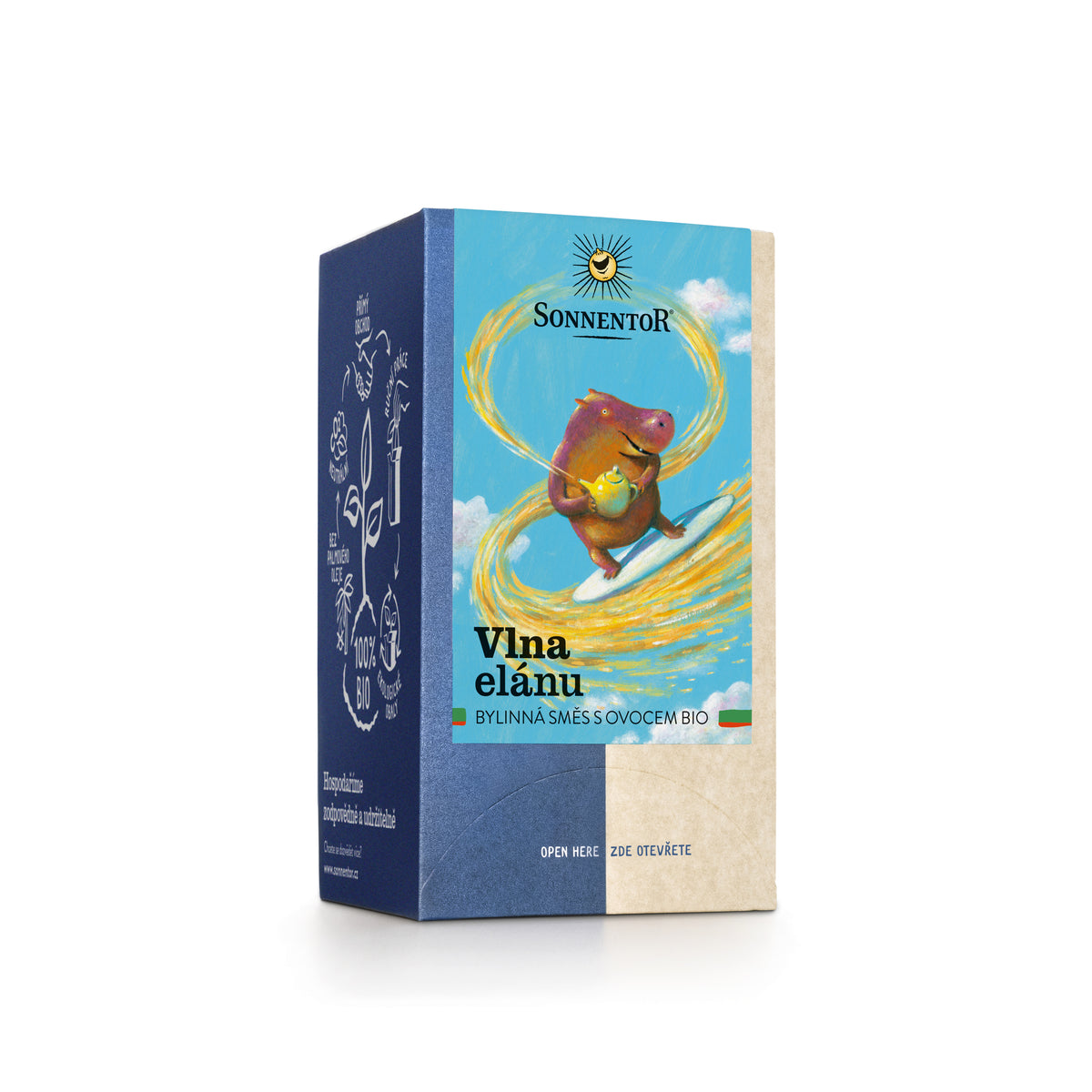 Sonnentor Bylinná směs s ovocem Vlna elánu BIO - nálev. sáčky (18 x 1,3 ...