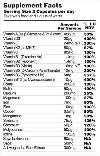 Vegetology Menopause - Vitamíny a minerály pro ženy v přechodu(60 kapslí)