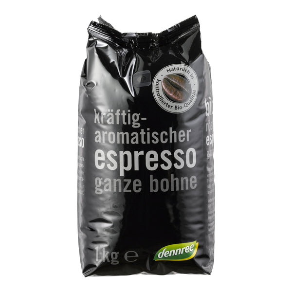 520026 Káva espresso zrnková 1 kg BIO DENNREE-1