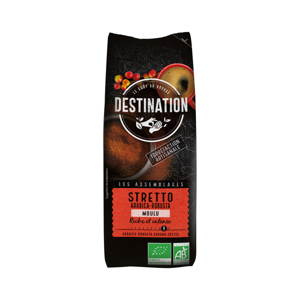 520037 Káva mletá Stretto 250 g BIO DESTINATION-1