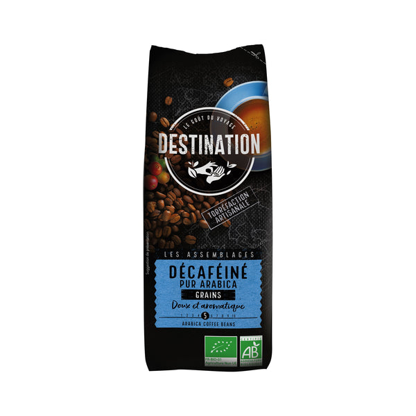 520049 Káva zrnkovábez kofeinu 100 % Arabika 250 g BIO DESTINATION-1