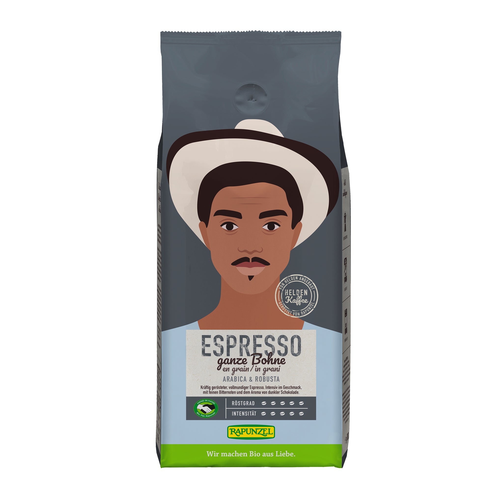 520063 Káva zrnková Espresso 250 g BIO   RAPUNZEL-1