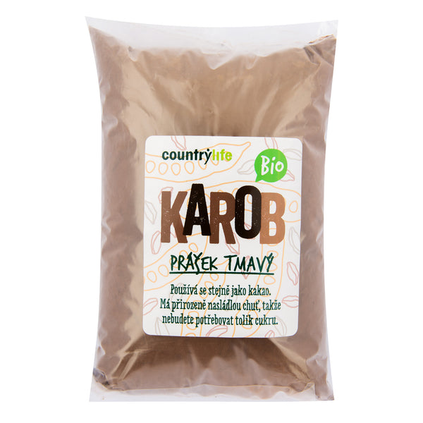 521004 Karobový prášek tmavý 500 g BIO COUNTRY LIFE-1