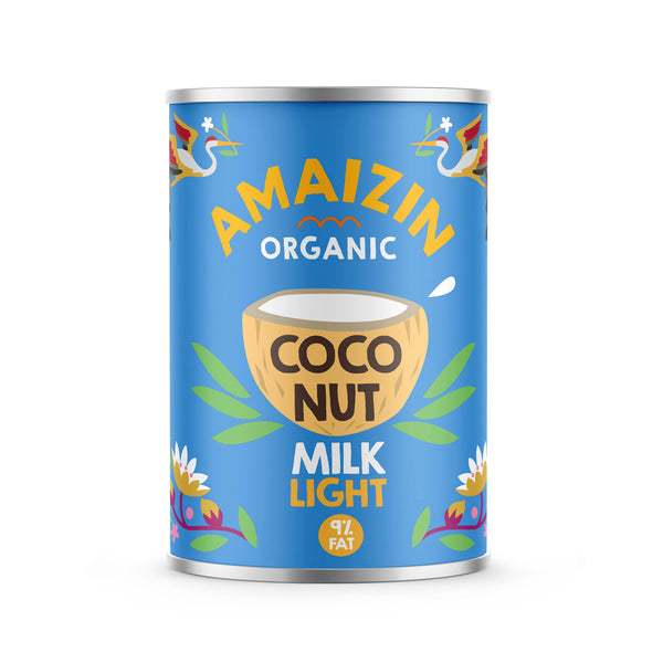 530045 Krém kokosový light 9 % tuku 400 ml BIO AMAIZIN-1