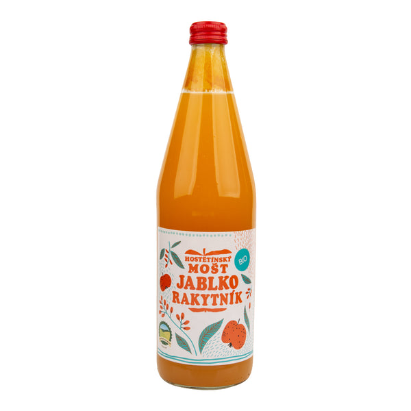 550067 Mošt jablečný s rakytníkem 750 ml BIO MOŠTÁRNA HOSTĚTÍN-1