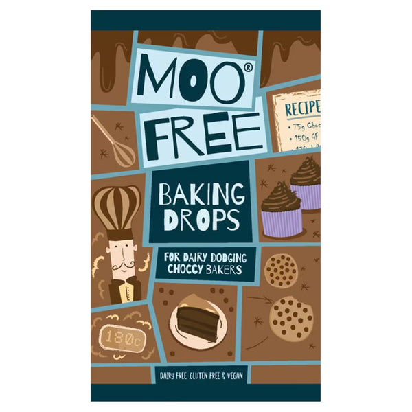 Moo-free Čokoládové pecky na pečení (100 g)