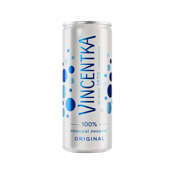 574035 Vincentka minerální voda plech 250 ml VINCENTKA-1
