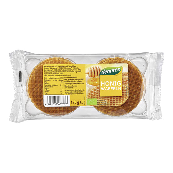 630262 Vafle medové 175 g BIO DENNREE-1