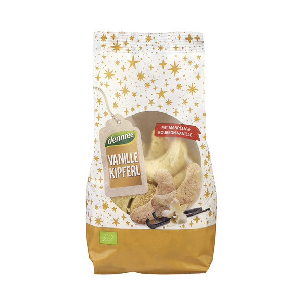 630409 Rohlíčky vanilkové 125 g BIO DENNREE-1