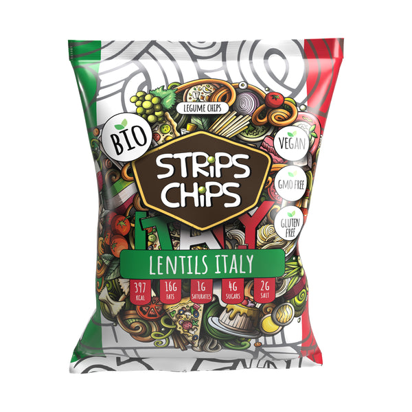 640072 Krekry luštěninové Italy 90 g BIO STRIPS CHIPS-1