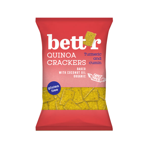 640081 Krekry quinoové s kurkumou a kmínem bezlepkové 100 g BIO BETT´R-1