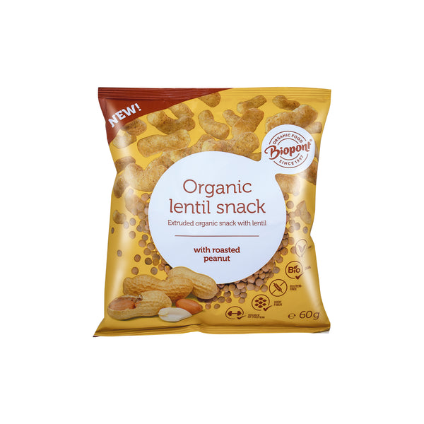 640096 Křupky čočkové s arašídy 60 g BIO BIOPONT-1