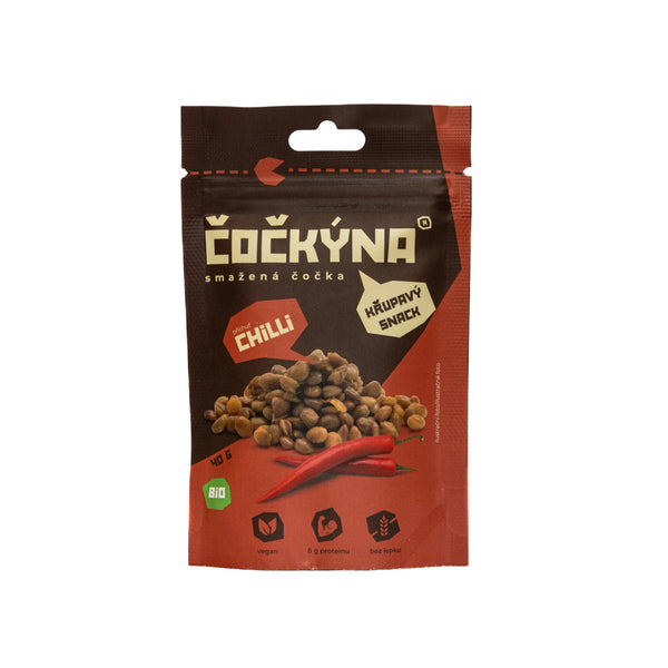 640135 Čočka smažená - chilli 40 g BIO ČOČKÝNA-1