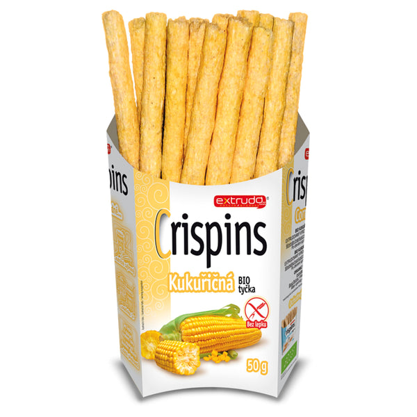 641013 Tyčinka kukuřičná Crispins bezlepková 50 g BIO EXTRUDO-3