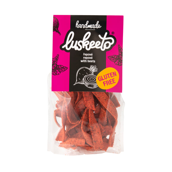 645034 Krekry luštěninové s červenou řepou 70 g LUSKEETO-1