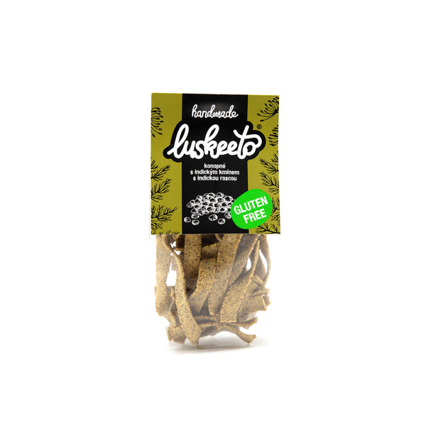 645040 Krekry luštěninové konopné s indickým kmínem 70 g LUSKEETO-1