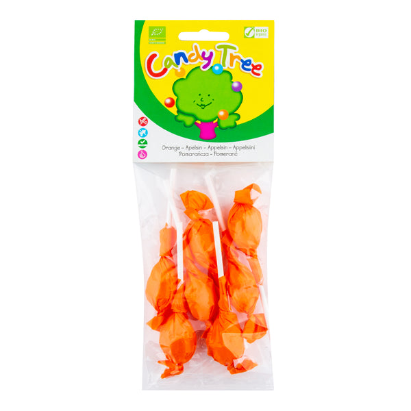 660014 Lízátka s příchutí pomeranč bezlepková 7x10 g BIO CANDY TREE-2
