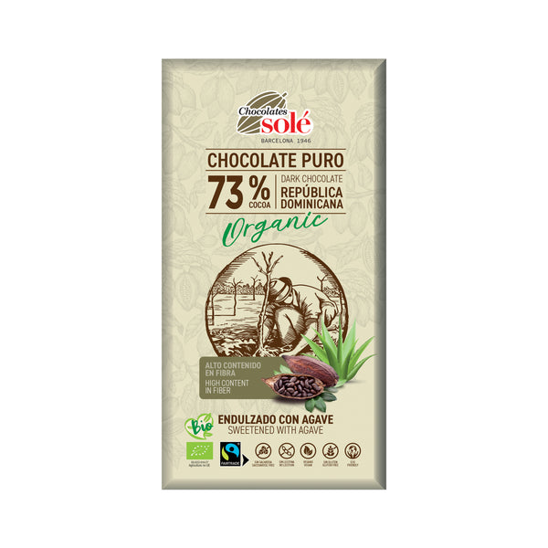 660196 Čokoláda hořká se sirupem z agáve 100 g BIO SOLÉ-1