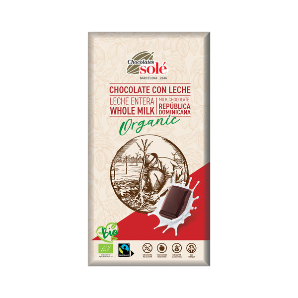 660208 Čokoláda mléčná 39 % 100 g BIO SOLÉ-1