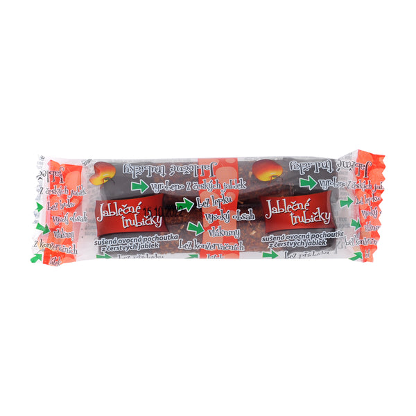 662069 Trubičky jablečné s čokoládou 24 g BIOPRODUKT JT-2