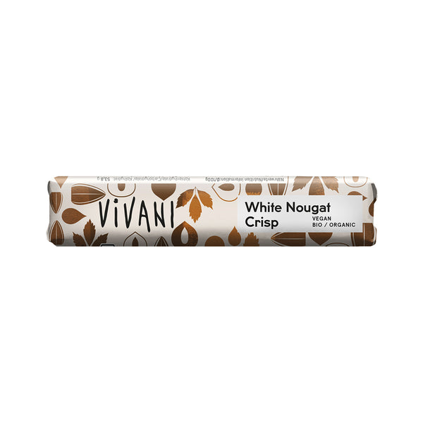 Vivani Čokoládová tyčinka s bílým nugátem s křupinkami BIO (35 g)