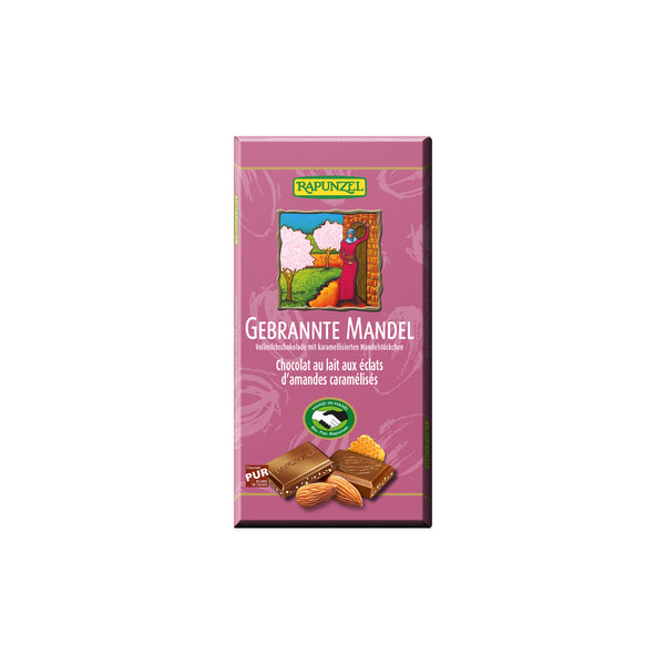 665243 Čokoláda mléčná s praženými mandlemi 100 g BIO RAPUNZEL-1