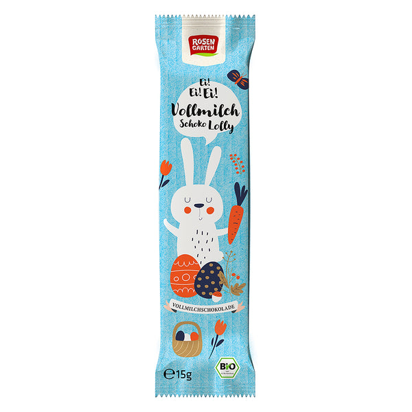 665283 Lízátko mléčná čokoláda zajíček 15 g BIO ROSENGARTEN-1