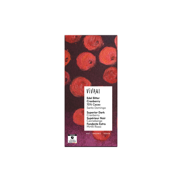 665372 Čokoláda hořká s brusnicemi 80 g BIO VIVANI-1