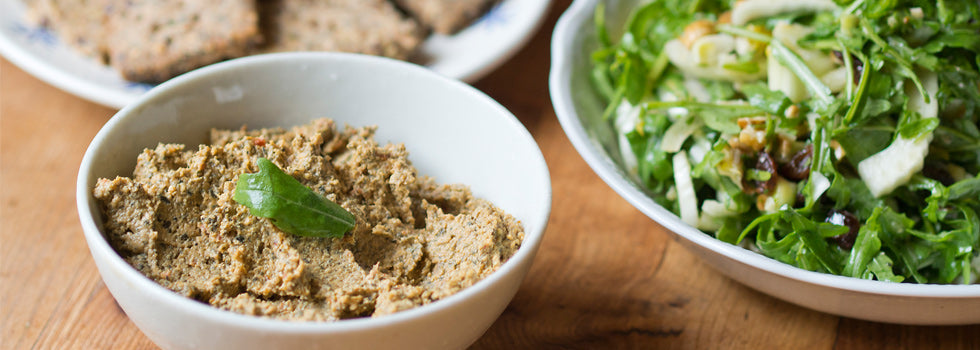 Tofu pomazánka s dýňovými semínky