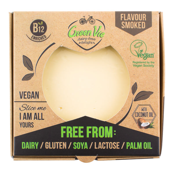 712102 Veganská alternativa sýru uzená gouda blok 250 g GREENVIE-1