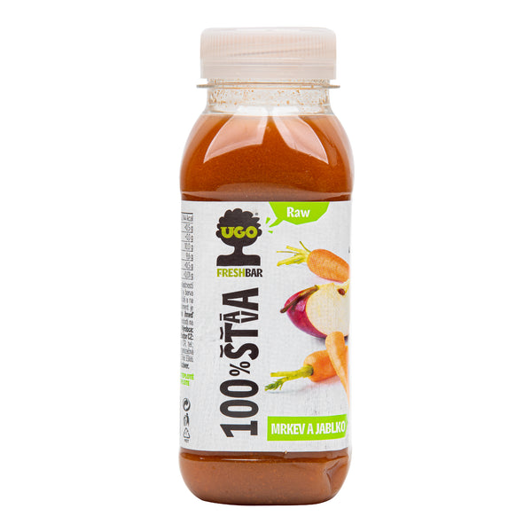 719007 Šťáva 100% mrkev a jablko 250 ml UGO-2