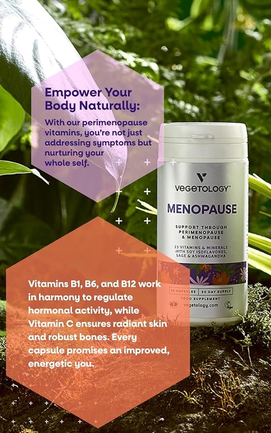 Vegetology Menopause - Vitamíny a minerály pro ženy v přechodu(60 kapslí)