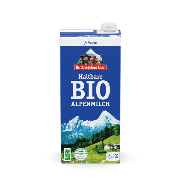 721149 Mléko trvanlivé alpské polotučné 1 l BIO BGL-1