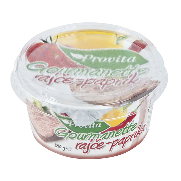 752048 Pomazánka gourmanette slunečnicová rajče-paprika 130 g PROVITA-1