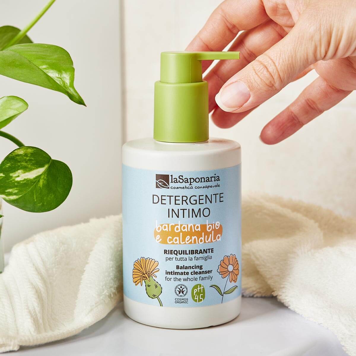 laSaponaria Intimní mycí gel s měsíčkem BIO