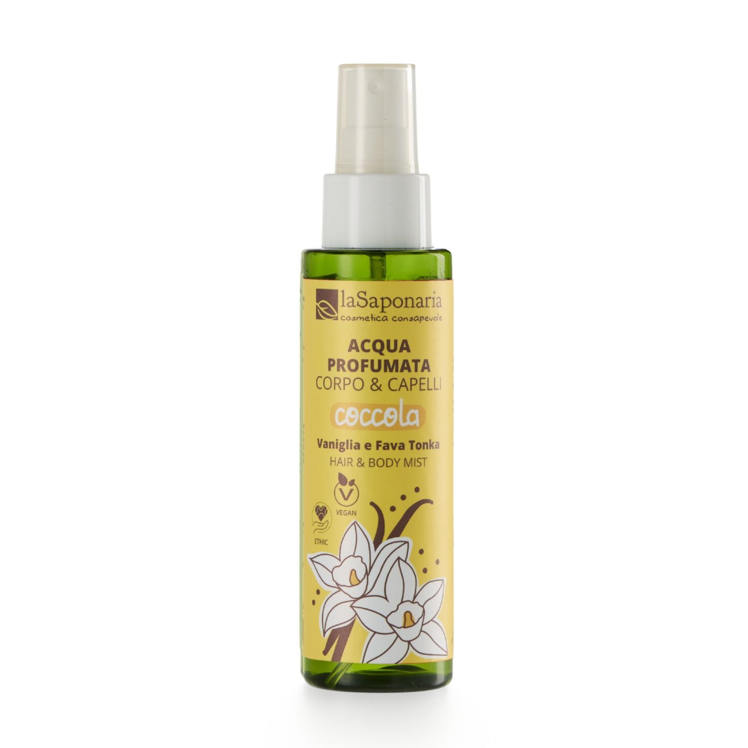 laSaponaria Body & Hair Mist Tělová mlha Pamper - vanilka & tonka (100 ml)