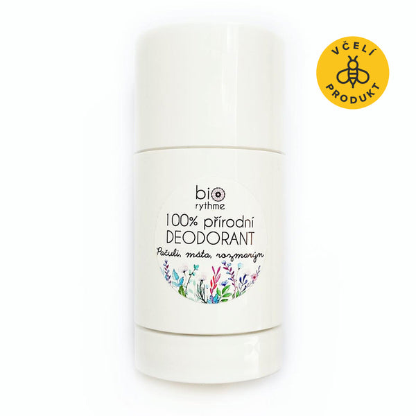 Biorythme Tuhý deodorant Pačuli, máta a rozmarýn