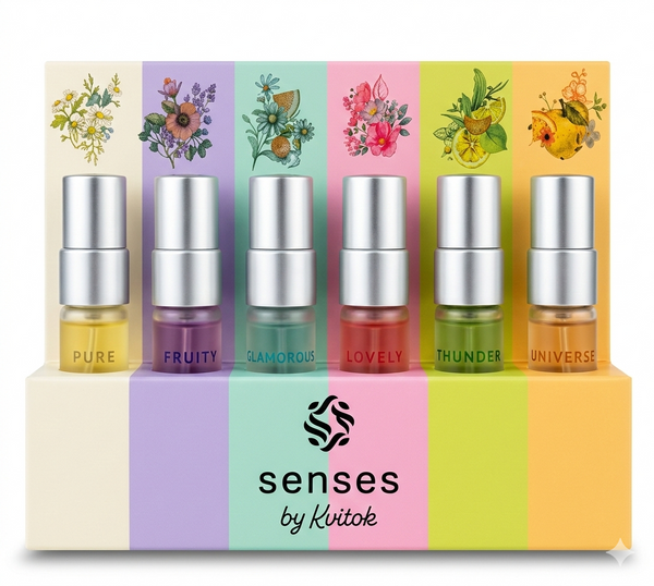 Kvitok Senses Sada vzorků toaletních parfémů (6 x 2 ml)