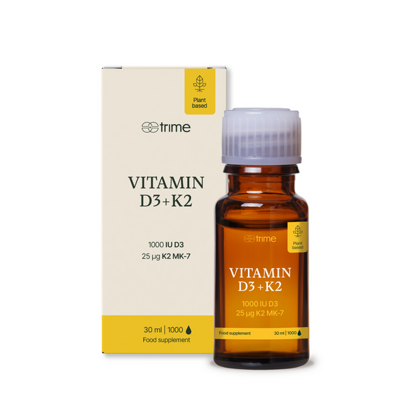 Trime Vitamin D3 + K2, 1000 IU + 25 µg - kapky (30 ml)