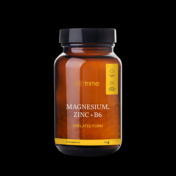 Trime Hořčík, zinek chelát + vitamin B6 (120 kapslí)