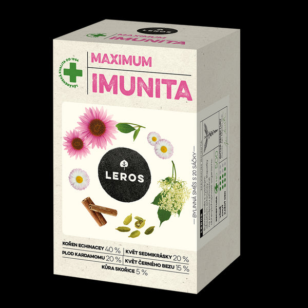 LEROS Bylinný čaj Maximum Imunita - nálev. sáčky (20 x 1,2 g)